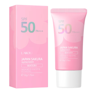 Laikou Japan Sakura Sunscreen Uv Spf50 Pa+++ Sunblock – 50g